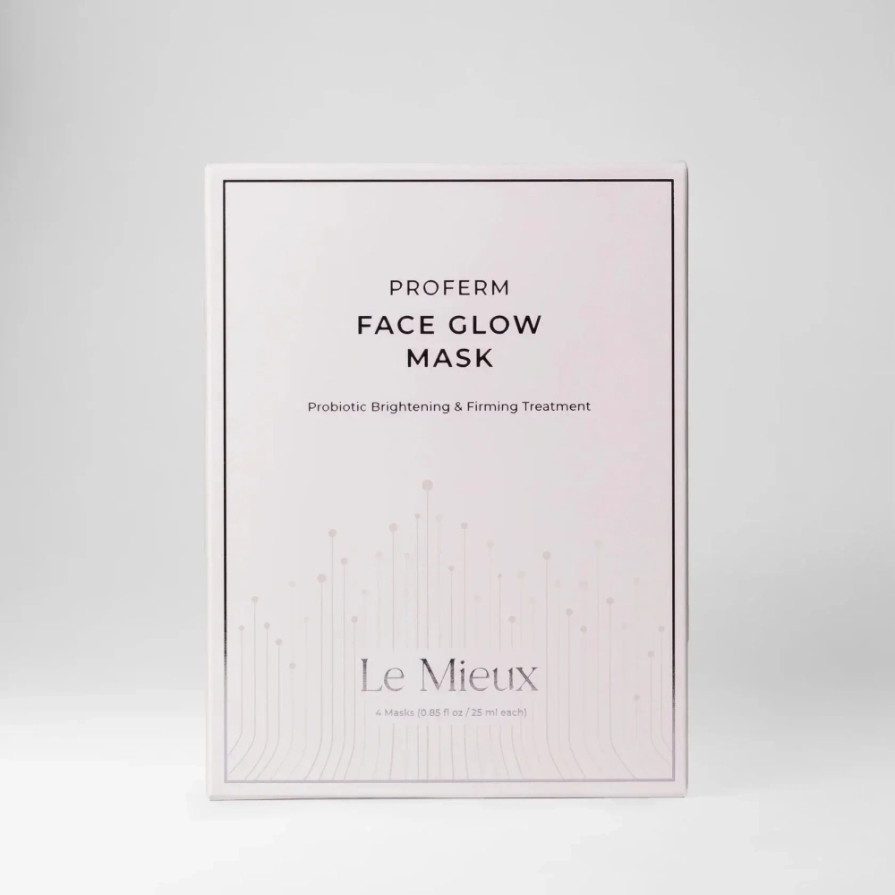 Маска с ферментами для лица придающее сияние | Le Mieux PROFERM FACE GLOW MASK, 4шт