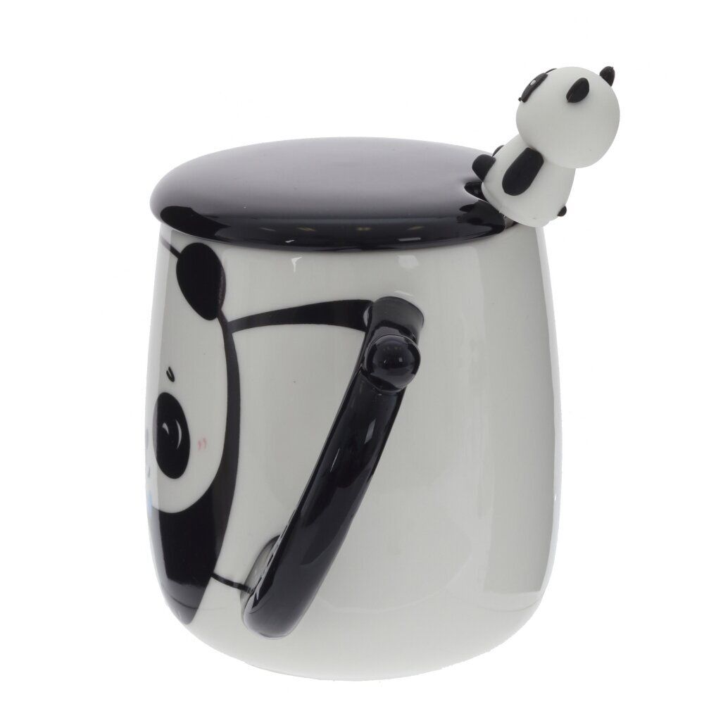 GAEM Кружка с крышкой и ложкой, 400 мл, L12 W9 H13 см