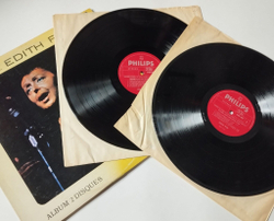 Винтажная виниловая пластинка LP Pleins Feux Sur Edith Piaf Эдит Пиаф (Canada 1975)
