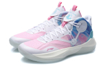 LiNing Li Ning Sonic 9 Team enhanced lateral support, precise grip stability, fabric synthetic leather TPU non-slip wear-resistant rebound mid-top Light Foam basketball shoes ice cream