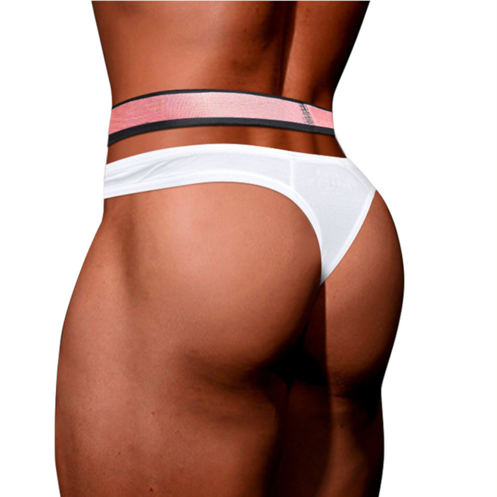 Мужские трусы стринги белые PUMP! MP234-1