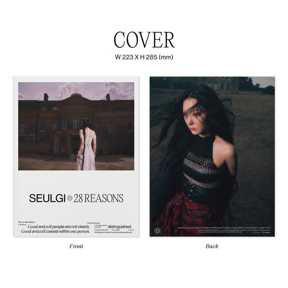 Альбом SEULGI (Red Velvet) 28 Reasons (Photo Book Ver.)