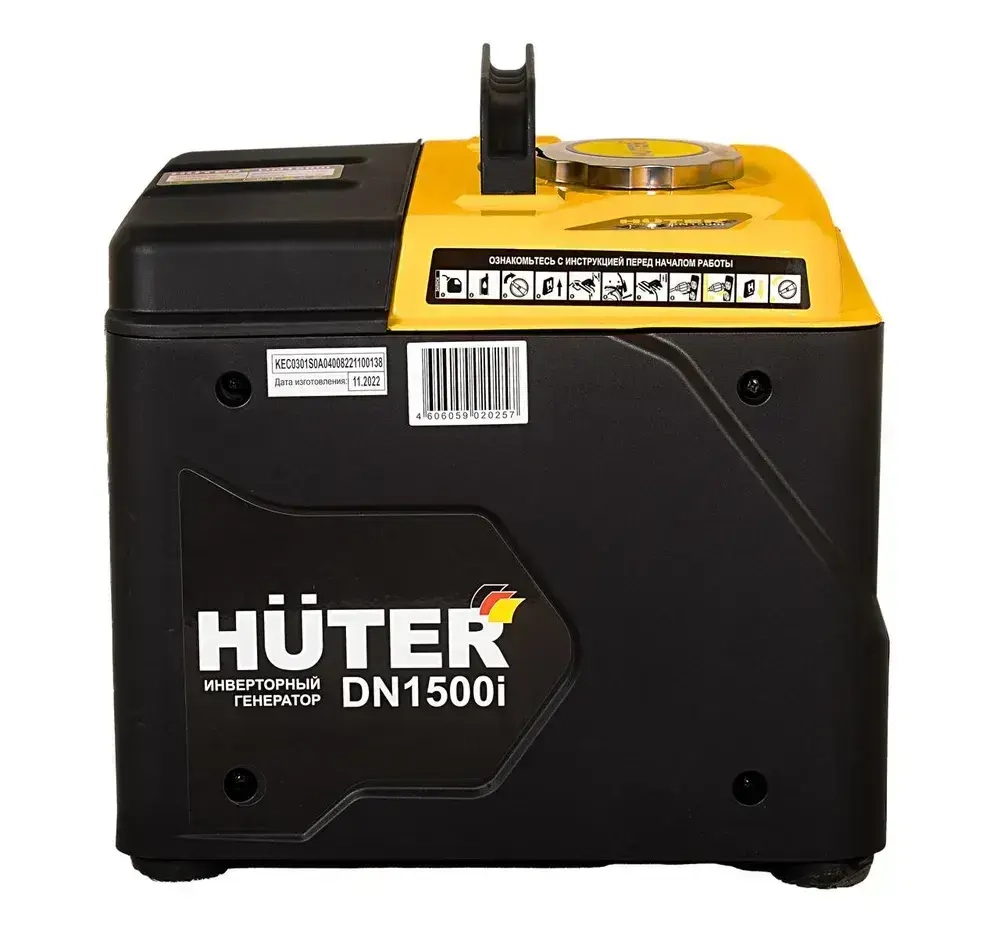 Генератор инверторный, HUTER 1.500 КВА (чистый синус; бензиновый)