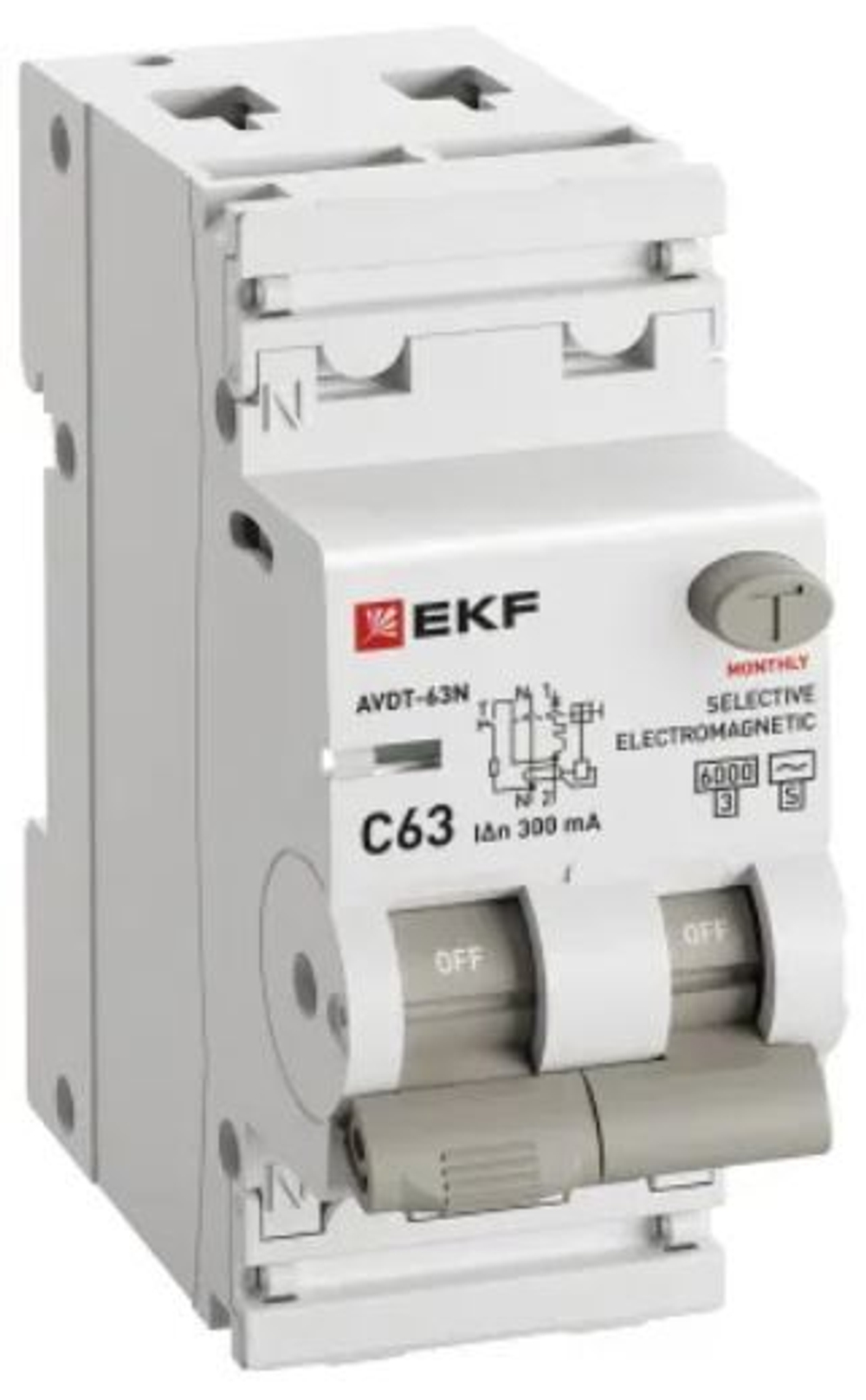 Автомат дифференциальный EKF D63N26MS63C300