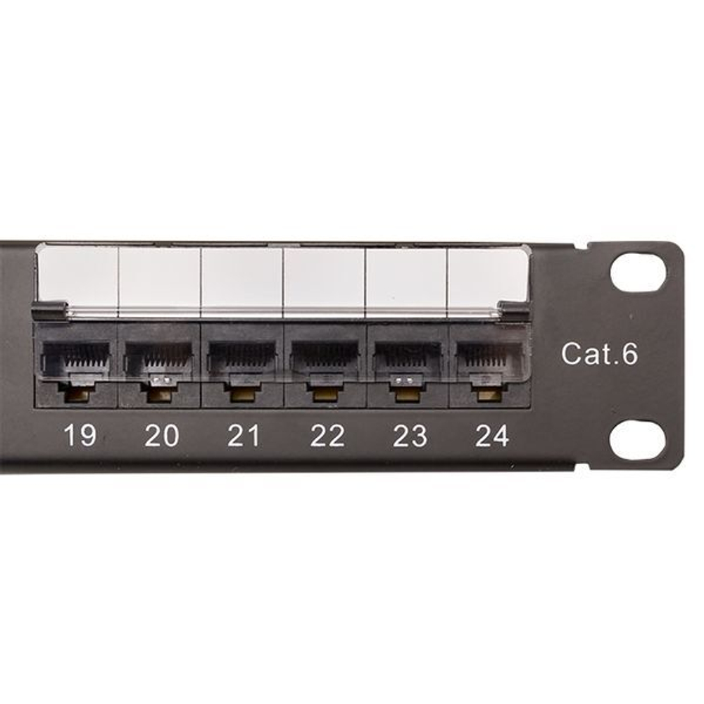 Патч-панель  EKF TRP-PPNL-6UTP-1U24