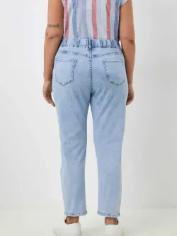 Джинсы на резинке