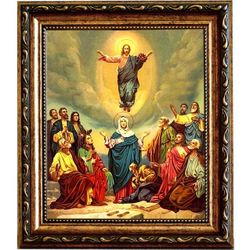 Вознесение Господне. Икона на холсте.