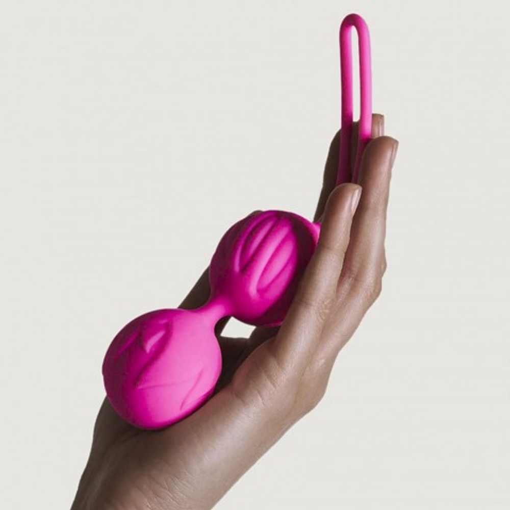 Вагинальные шарики Geisha Lastic Balls фуксия от Adrien Lastic (размер S)