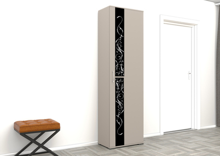 Шкаф Авалон Стекло Чёрное