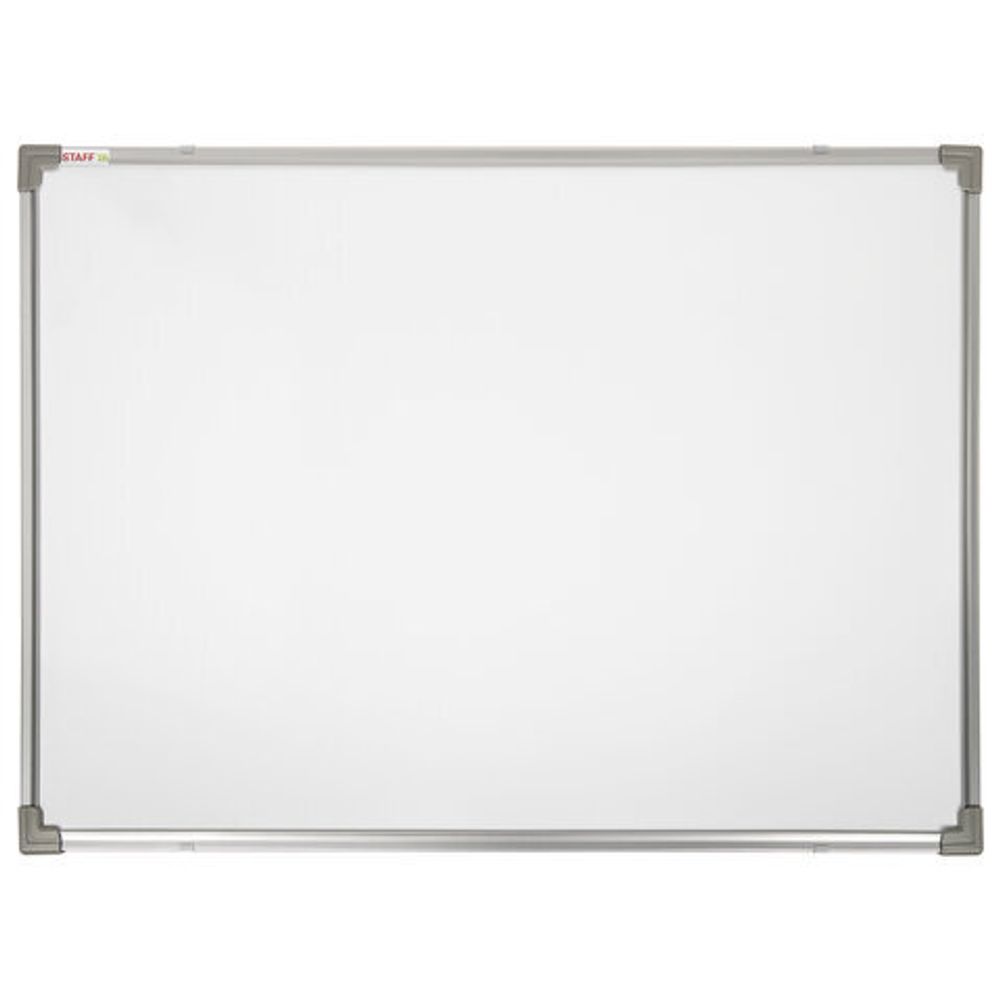 Доска магнитно-маркерная 60х90 см, металлическая рамка, STAFF ECO, 238137