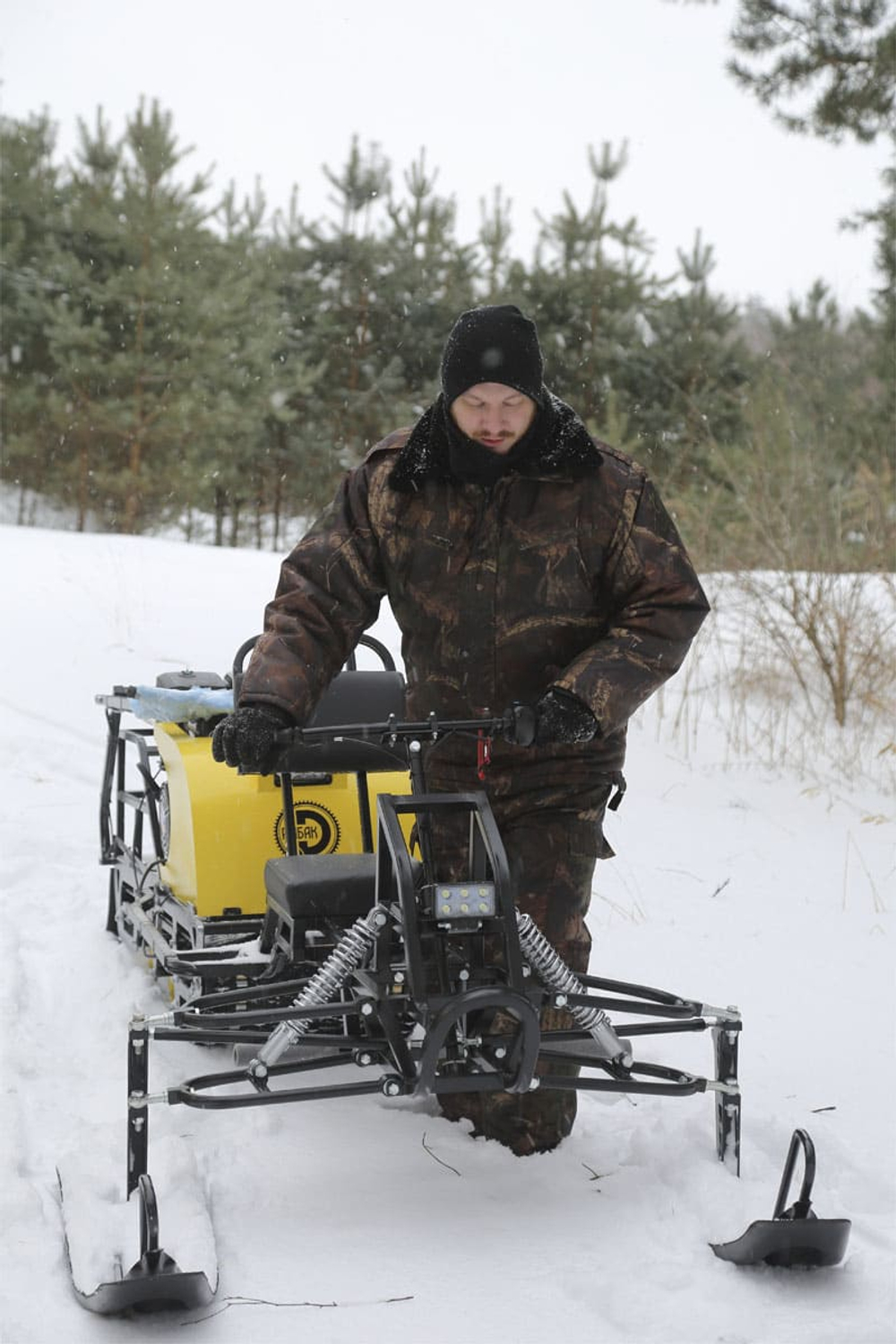 Мотобуксировщик РЫБАК PK 9 л.с. (короткая база 1230мм)