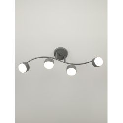 Светильник настенно-потолочный спот Rivoli Vivien 7077-704 4хGX53 15 Вт поворотный | Споты-Подсветки