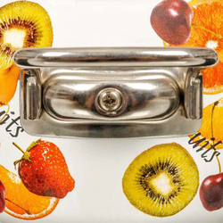 Кастрюля сталь, эмал, 3 л, с крыш, Vitross, Fruits, 1SA205S/1SС185S, индукц