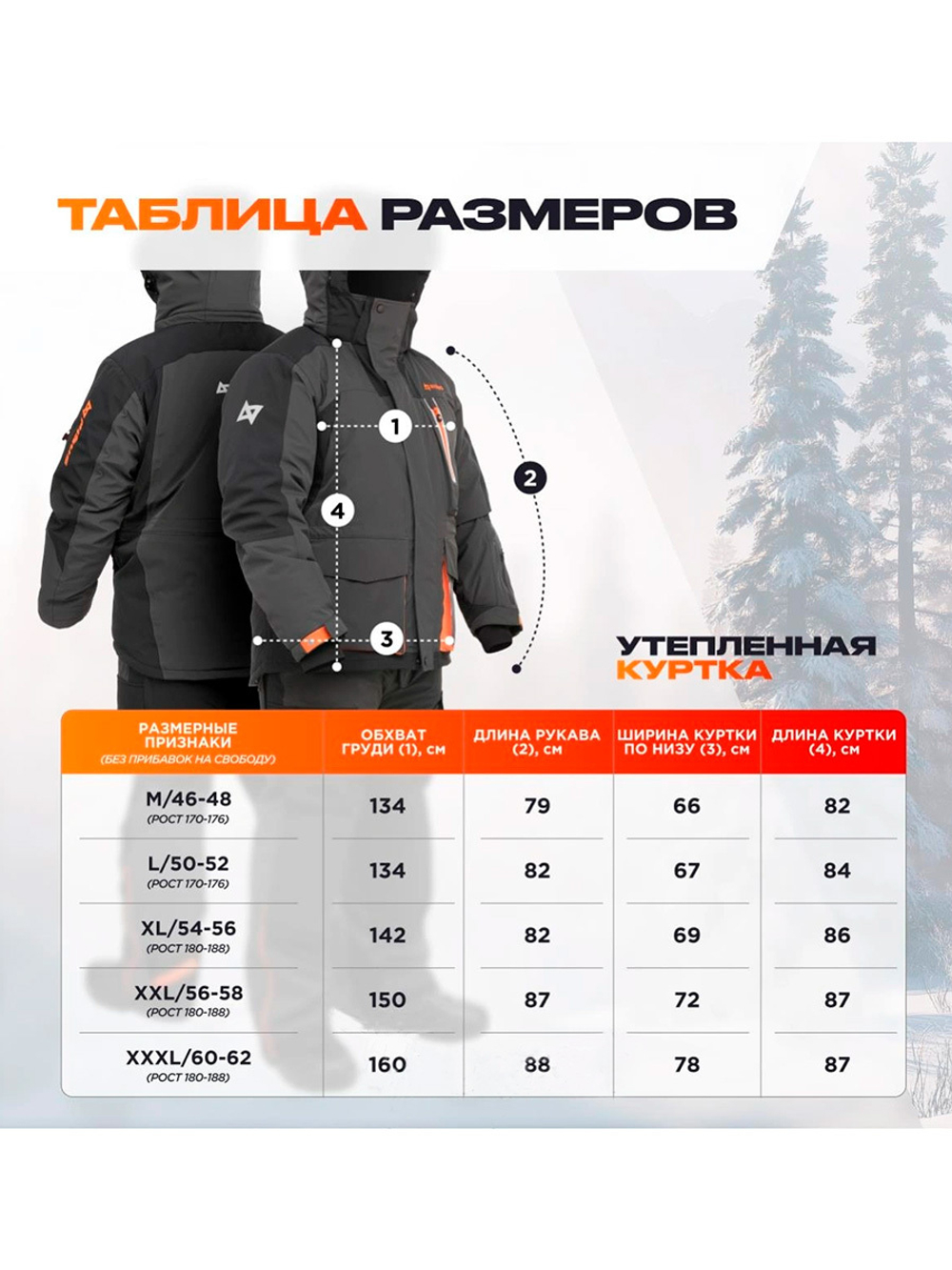 Костюм зимний рыбацкий 3в1 Nisus River Pro XXXL (N-TN-012-XXXL)