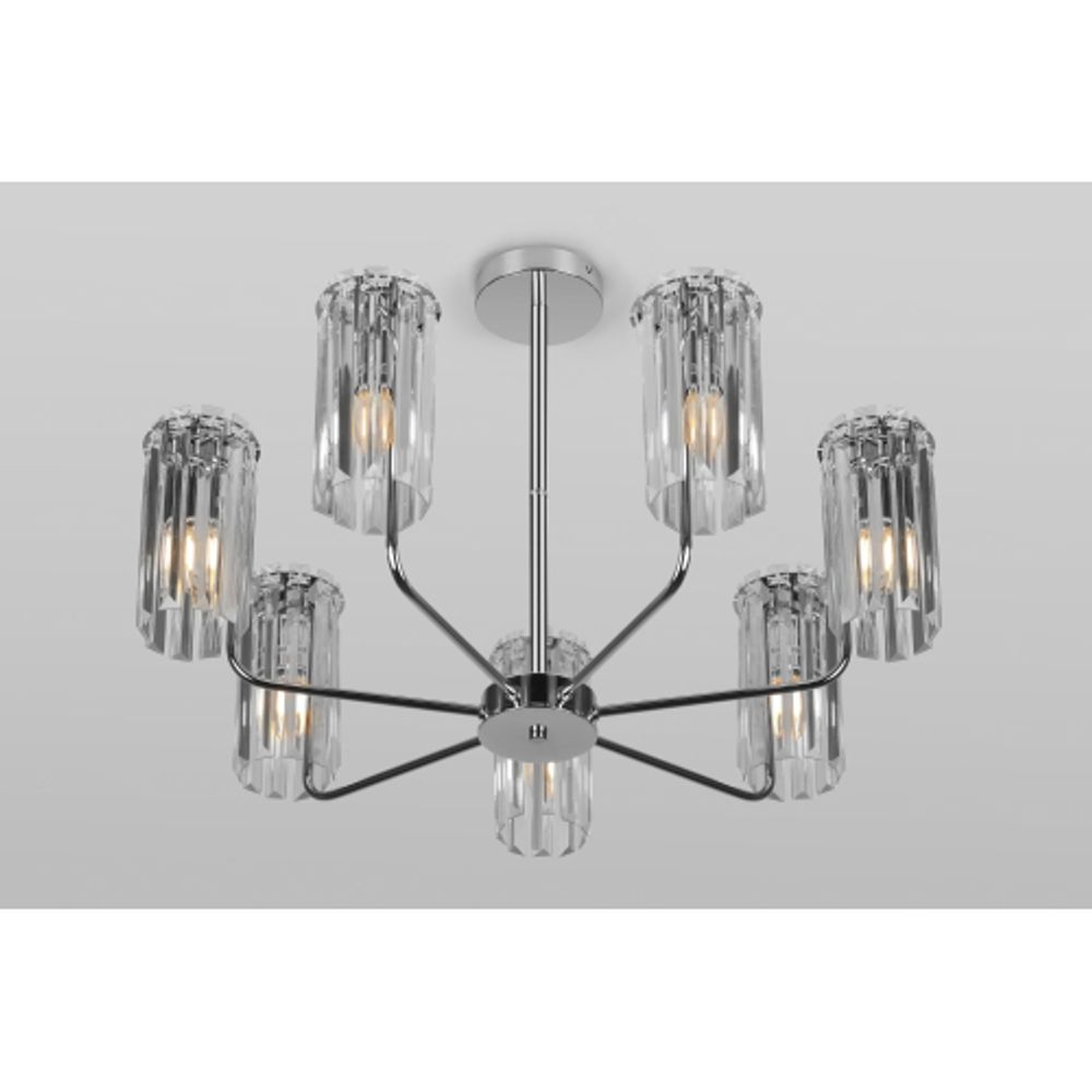 Люстра Rivoli Ifa 1063-307 7хЕ14 40 Вт хрусталь | Rivoli