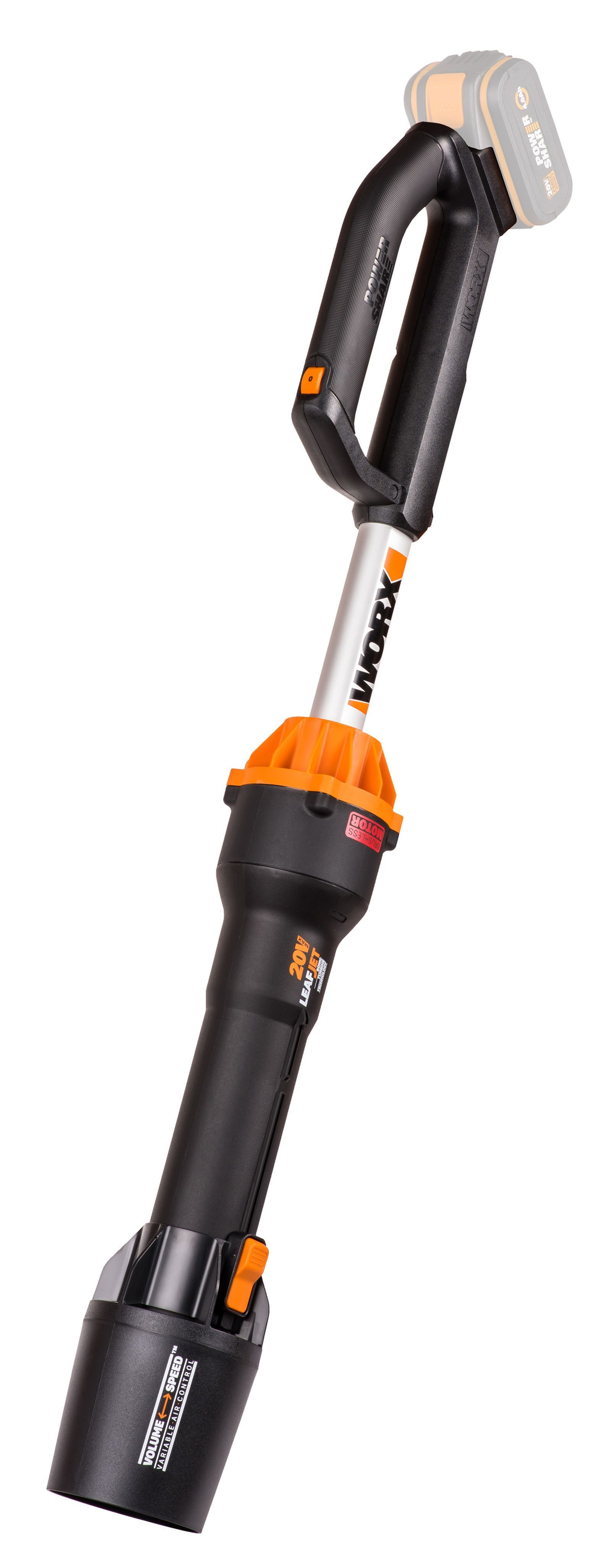 Аккумуляторная воздуходувка бесщеточная WORX WG543E.9