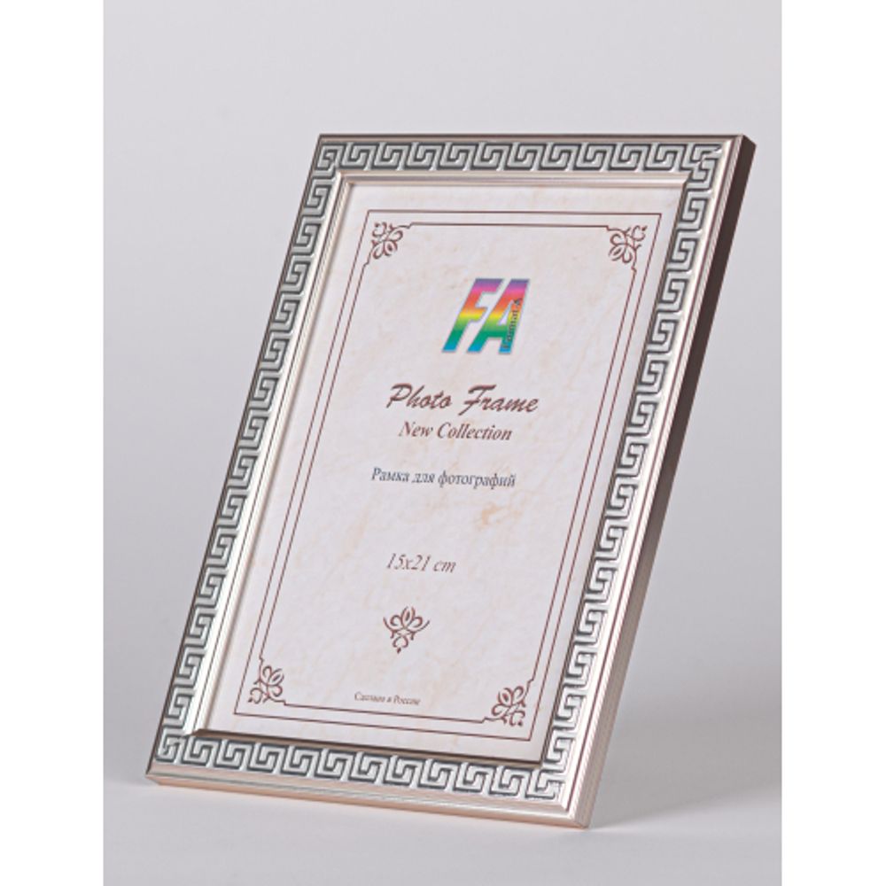 FA Пластик меандр серебро 21х30 | FA фототовары