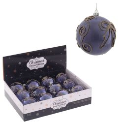 GAEM Набор из 12шт Украшение новогоднее "Шар", D 8 см, L35 W27 H8,5 см