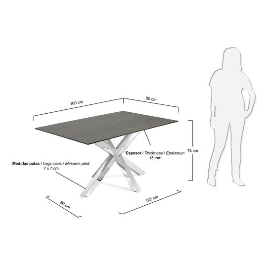Стол Arya Iron Moss