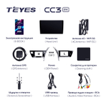Teyes CC3 2K 9"для Toyota Corolla, Auris 2017-2018