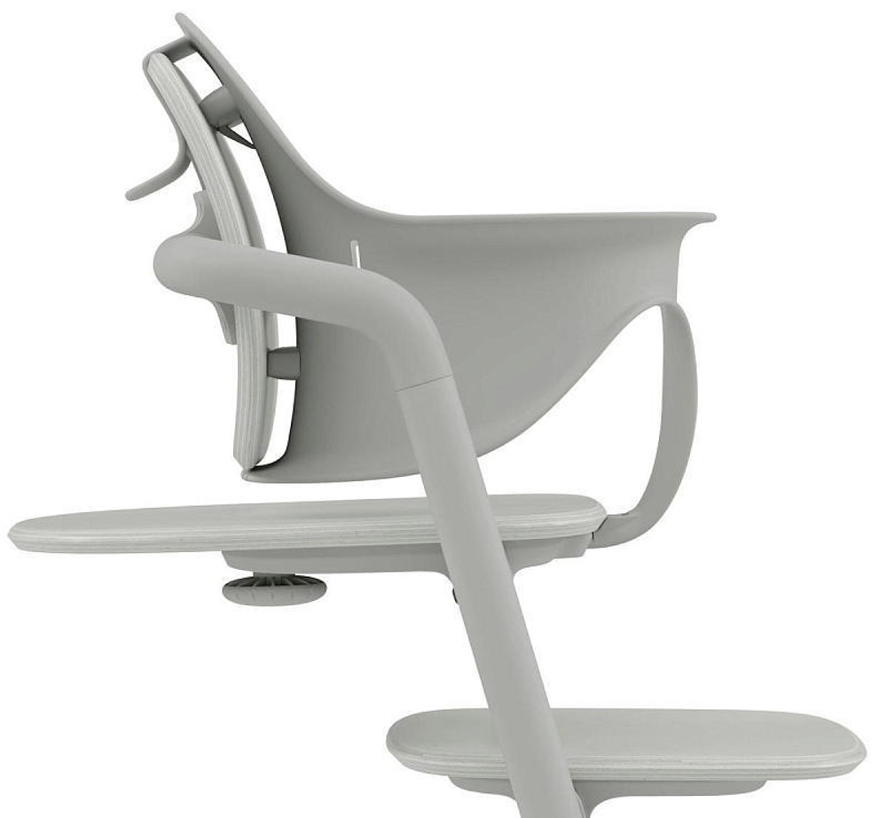 Стульчик для кормления Cybex Lemo 4 в 1 с мягкими чехлами Comfort Inlay Suede Grey/Stunning Black