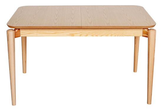 Стол VASTO 1300 RV раздвижной прямоугольный со столешницей из шпона (бук натуральный)