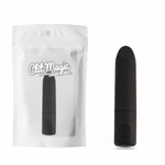 Черный перезаряжаемый вибратор-пуля Clit Fun Vibrator - 8,7 см. (Цвет: черный)