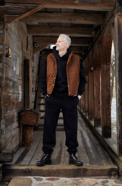 Джоггеры синие "Winter"