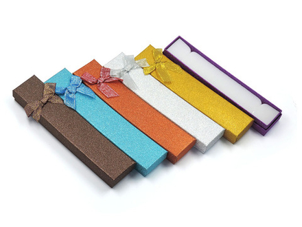 Футляр картонный прямоугольный, ассорти (6х2шт), серия "Подарочная" (№12)