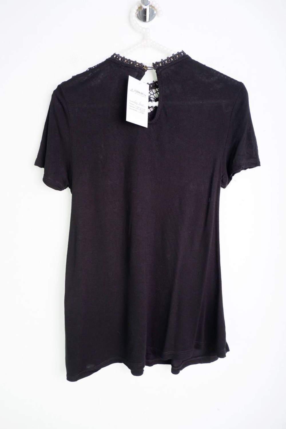 Блузка Bershka с кружевной вставкой, маркировка S, визуально на 44 размер