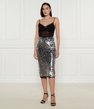 Платье Pinko - серебряный(104192 A25D)