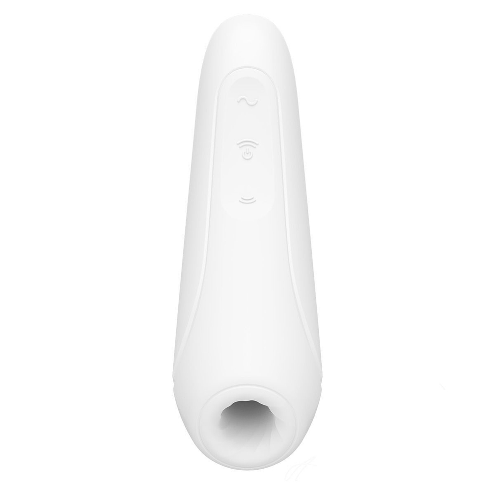 Белый вакуум-волновой стимулятор Satisfyer Curvy 1+ (Цвет: белый)