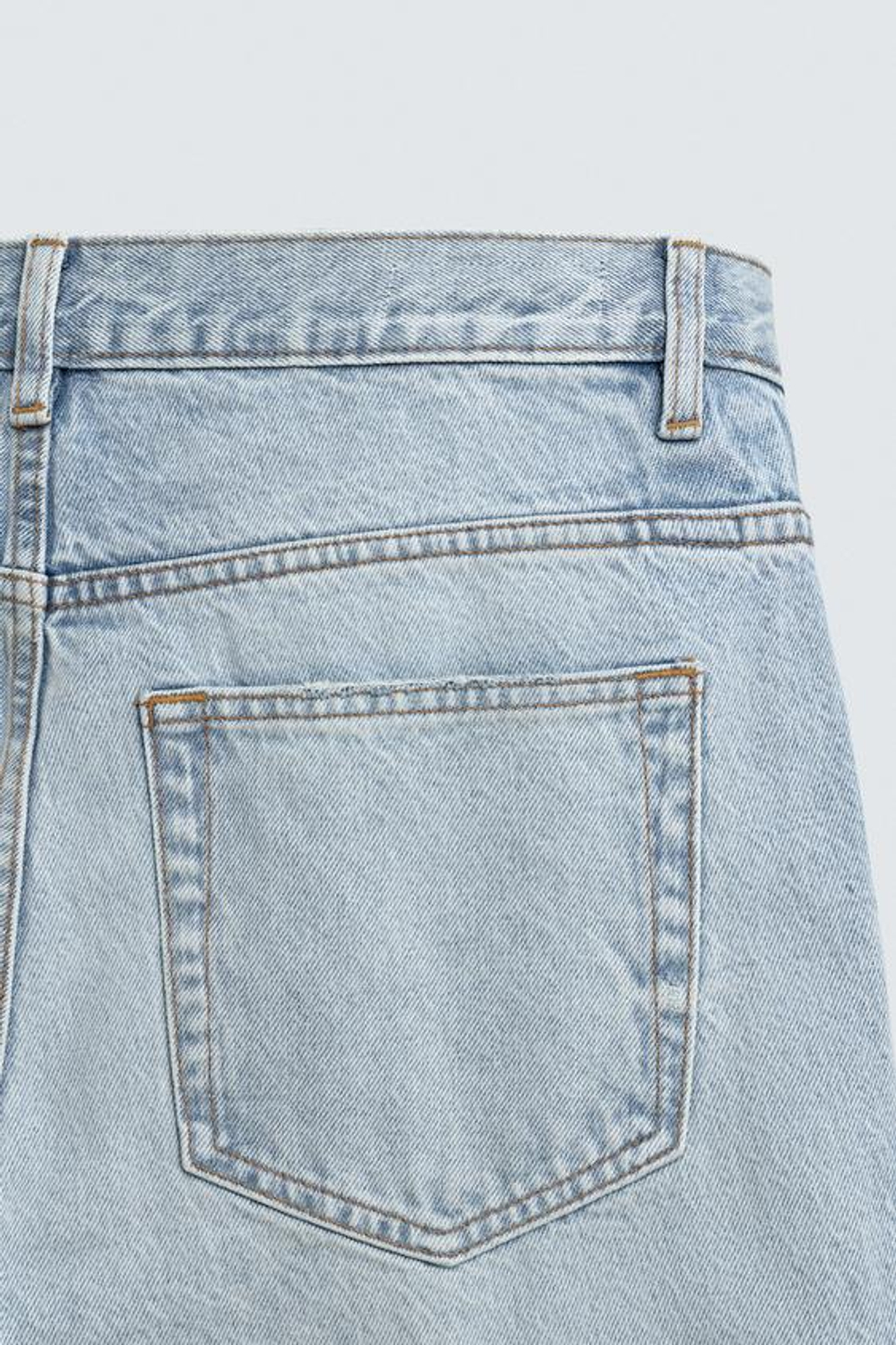 ZARA УКОРОЧЕННЫЕ ДЖИНСЫ SLIM FIT, ГОЛУБОЙ