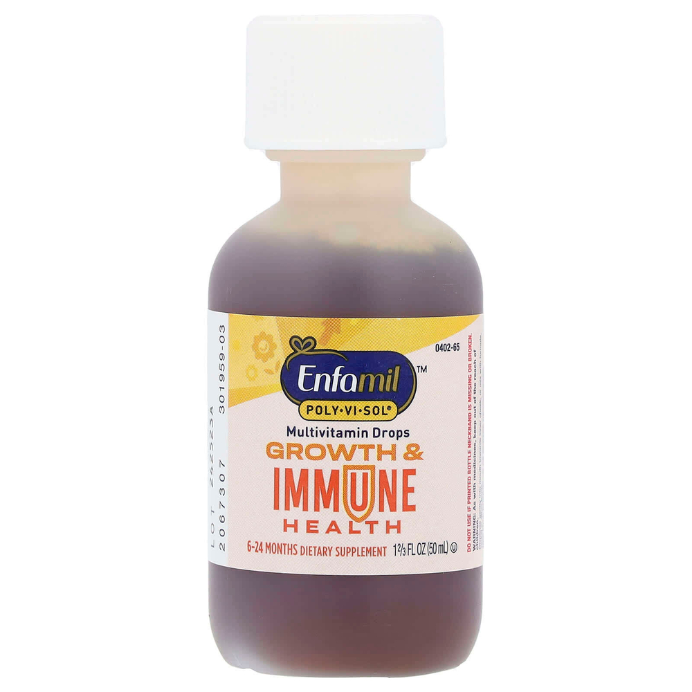 Enfamil, Tri Vi Sol®, витамины A, C и D в каплях, для детей 0–12 месяцев, 50 мл (1 2/3 жидк. унции)
