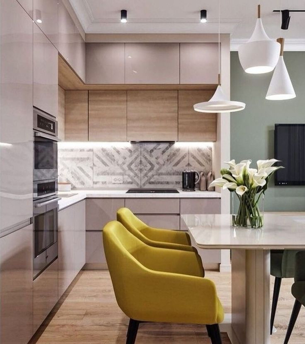 Примеры современных дизайнов кухонь из интернета