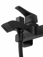Смеситель для ванны с душем WONZON & WOGHAND FLEX WW-88037072-MB черный матовый