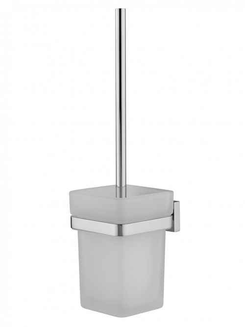 Туалетный ершик в комплекте WONZON & WOGHAND FLAT, Хром (WW-9729)