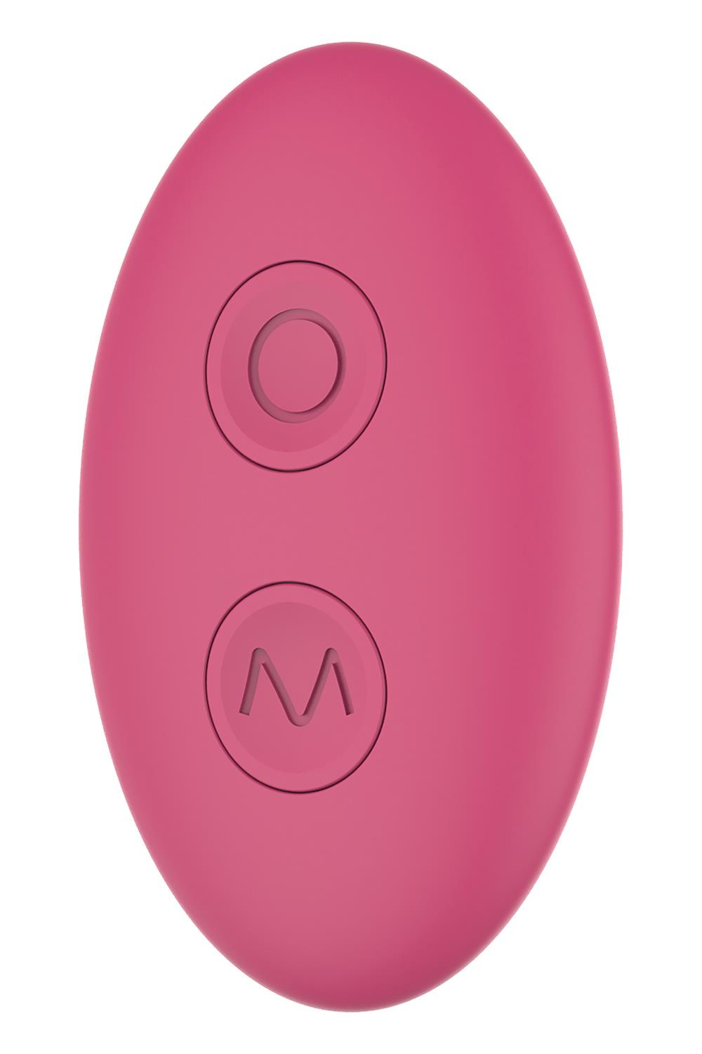 Розовый вибратор с возвратно-поступательными движениями Up And Down Vibe