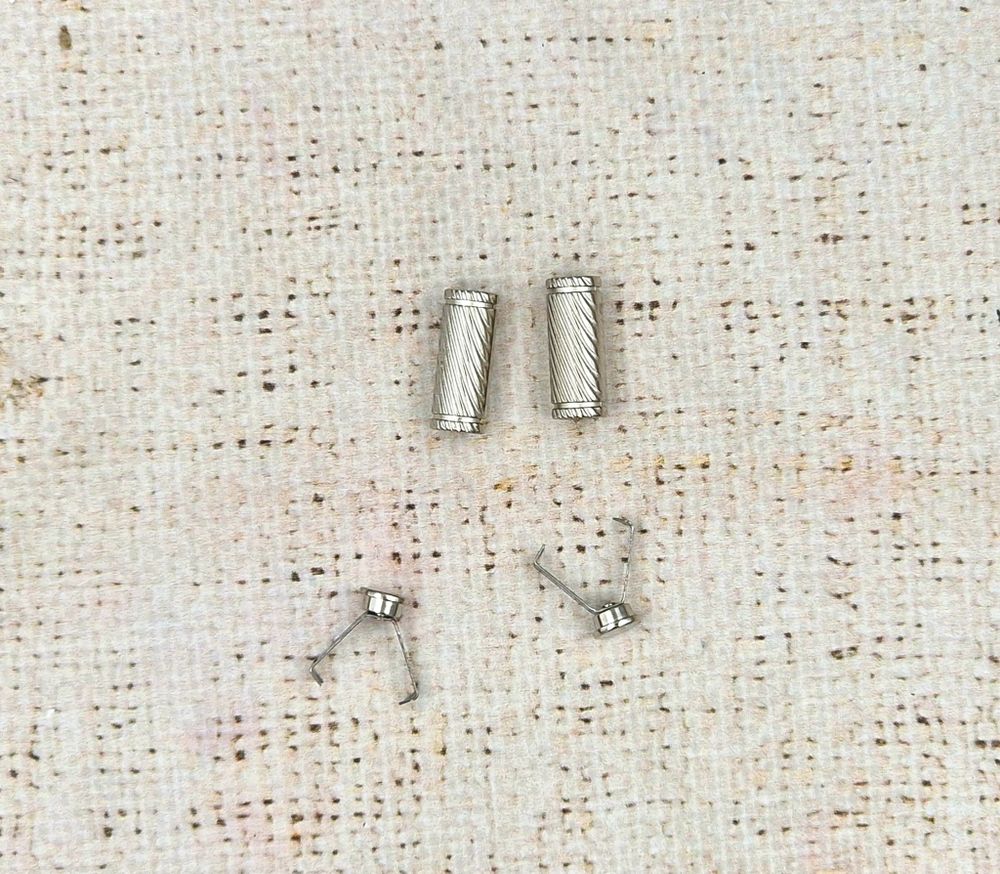 Наконечник для шнура, металл, d 6 мм, р. 20х7,5 мм, никель