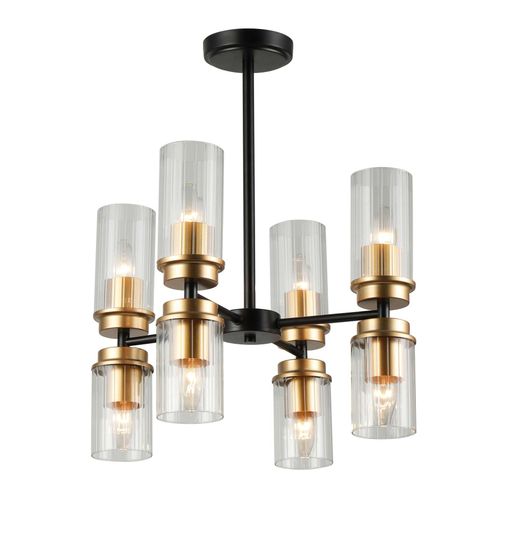 74671/4+4 GOLD+BLACK (1) Люстра (RL)