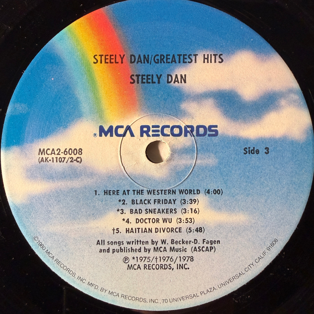 Steely Dan ‎– Greatest Hits 2LP (США)