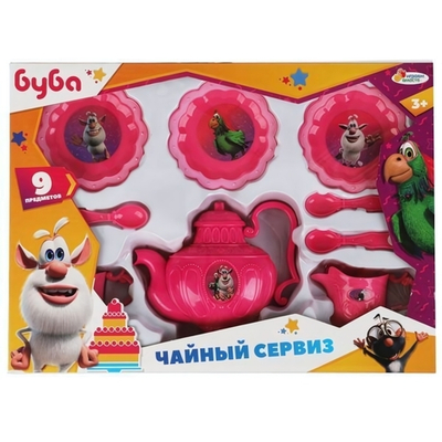 Набор посуды в коробке "Буба" (Играем вместе)