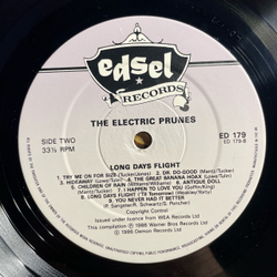 Винтажная виниловая пластинка LP The Electric Prunes Long Day's Flight (Англия 1986)