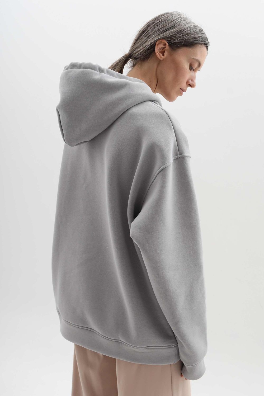 Худи Гербарий Warm Одуванчик Серый