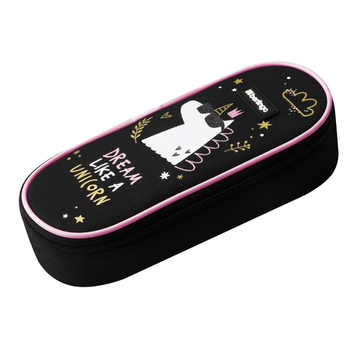 Пенал корпусный 1 отделение, 220*90*45 мм, Berlingo "Dream Like A Unicorn", полиэстер