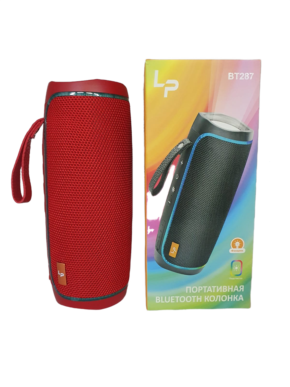 Колонка - Bluetooth BT287 (красный)