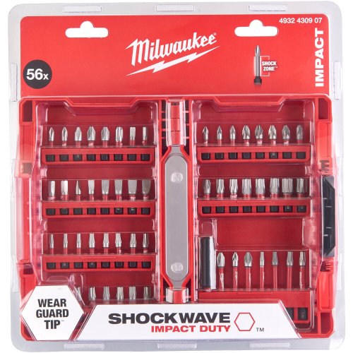 Набор бит Milwaukee SHOCKWAVE 56шт GEN III