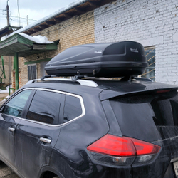 Автобокс Way-box Lainer 460 на Nissan X Trail T 32 на рейлинги