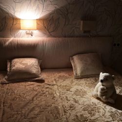 Citilux Декарт CL704303 Бра с бежевым абажуром и диммером