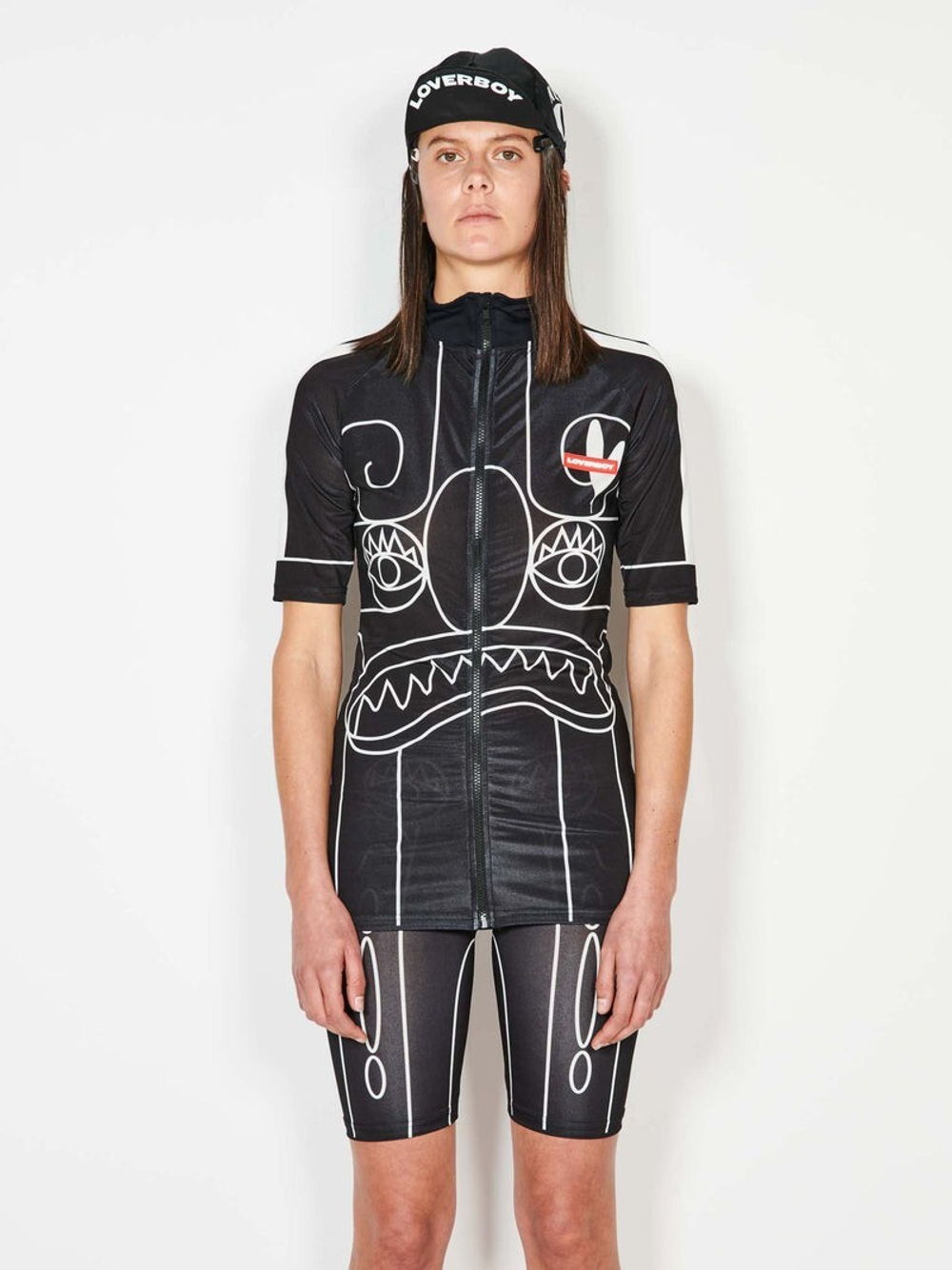 CHARLES JEFFREY LOVERBOY ТОП ЧЕРНО-БЕЛЫЙ